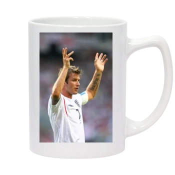 David Beckham 14oz White Statesman Mug