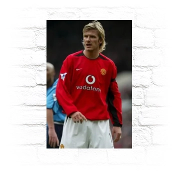 David Beckham Metal Wall Art