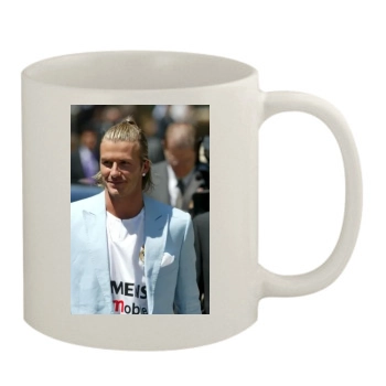 David Beckham 11oz White Mug