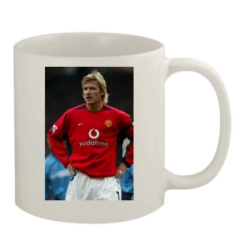 David Beckham 11oz White Mug