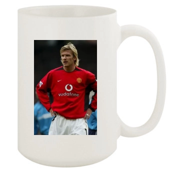 David Beckham 15oz White Mug