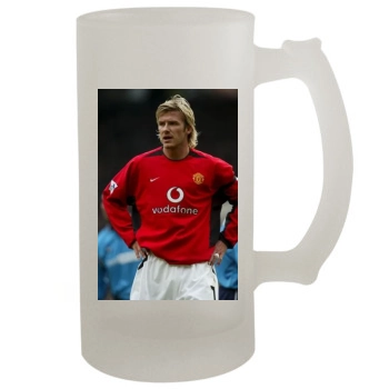 David Beckham 16oz Frosted Beer Stein