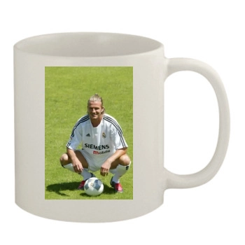 David Beckham 11oz White Mug