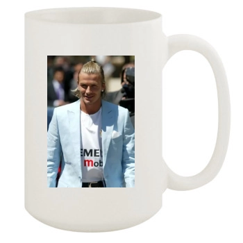 David Beckham 15oz White Mug