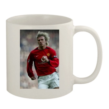 David Beckham 11oz White Mug