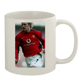 David Beckham 11oz White Mug