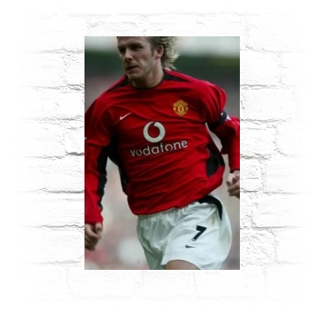 David Beckham Metal Wall Art