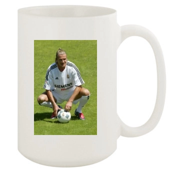 David Beckham 15oz White Mug