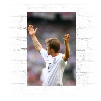 David Beckham Metal Wall Art