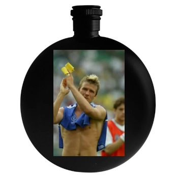 David Beckham Round Flask