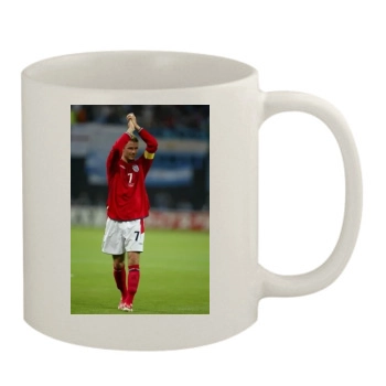 David Beckham 11oz White Mug