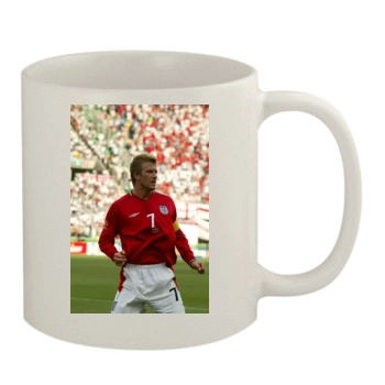 David Beckham 11oz White Mug