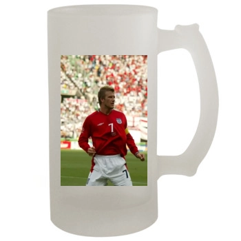 David Beckham 16oz Frosted Beer Stein