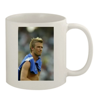 David Beckham 11oz White Mug