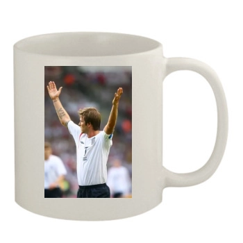 David Beckham 11oz White Mug