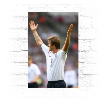 David Beckham Metal Wall Art