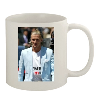 David Beckham 11oz White Mug