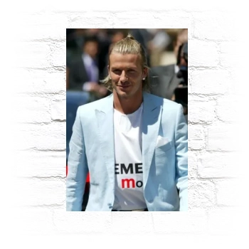 David Beckham Metal Wall Art