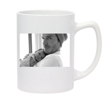 David Beckham 14oz White Statesman Mug