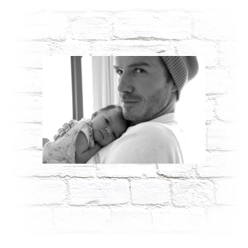 David Beckham Metal Wall Art