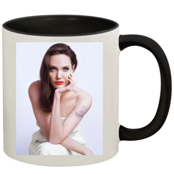 Angelina Jolie 11oz Colored Inner & Handle Mug