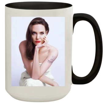 Angelina Jolie 15oz Colored Inner & Handle Mug