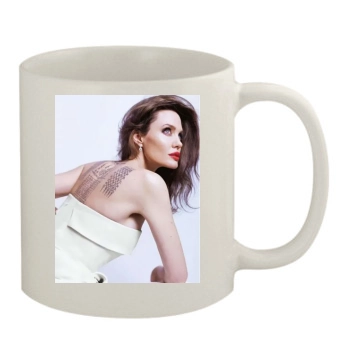 Angelina Jolie 11oz White Mug