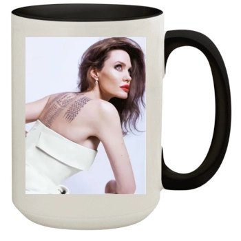 Angelina Jolie 15oz Colored Inner & Handle Mug