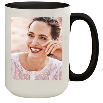 Angelina Jolie 15oz Colored Inner & Handle Mug