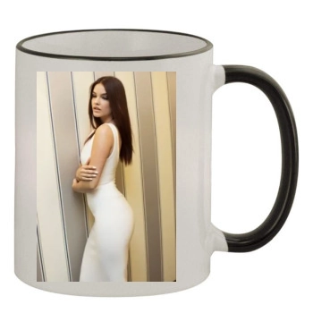 Barbara Palvin 11oz Colored Rim & Handle Mug