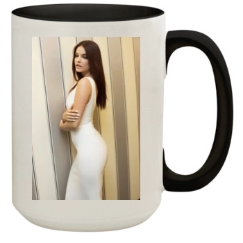 Barbara Palvin 15oz Colored Inner & Handle Mug