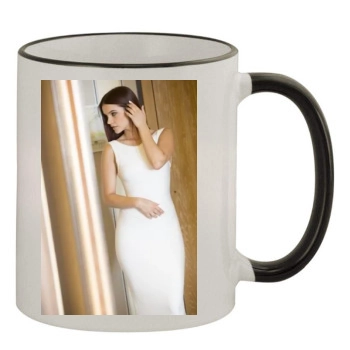 Barbara Palvin 11oz Colored Rim & Handle Mug