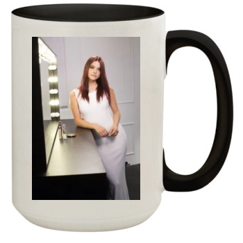 Barbara Palvin 15oz Colored Inner & Handle Mug