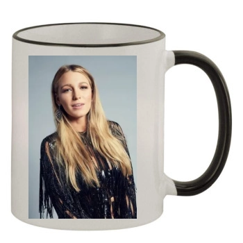 Blake Lively 11oz Colored Rim & Handle Mug