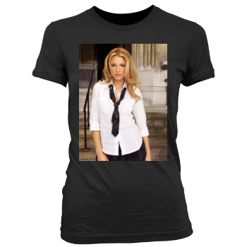 Blake Lively Women's Junior Cut Crewneck T-Shirt