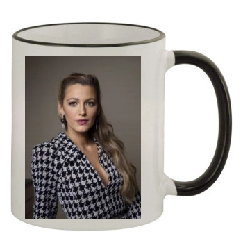 Blake Lively 11oz Colored Rim & Handle Mug