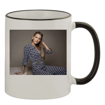 Blake Lively 11oz Colored Rim & Handle Mug