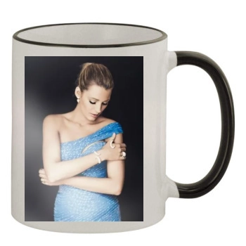 Blake Lively 11oz Colored Rim & Handle Mug