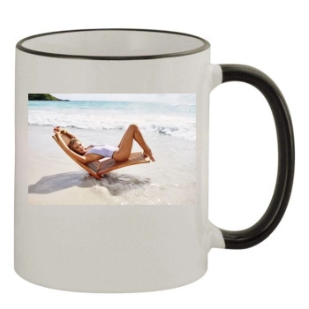 Candice Swanepoel 11oz Colored Rim & Handle Mug