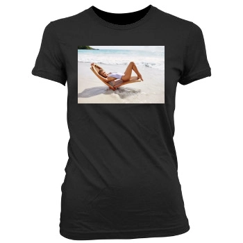 Candice Swanepoel Women's Junior Cut Crewneck T-Shirt