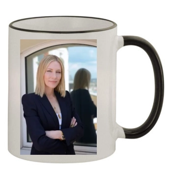 Cate Blanchett 11oz Colored Rim & Handle Mug