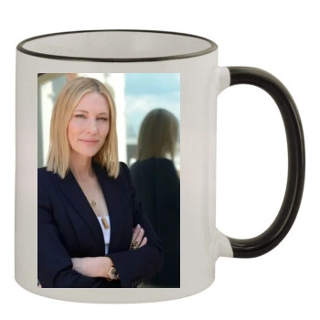 Cate Blanchett 11oz Colored Rim & Handle Mug