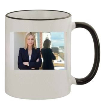 Cate Blanchett 11oz Colored Rim & Handle Mug