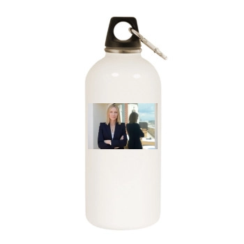 Cate Blanchett White Water Bottle With Carabiner