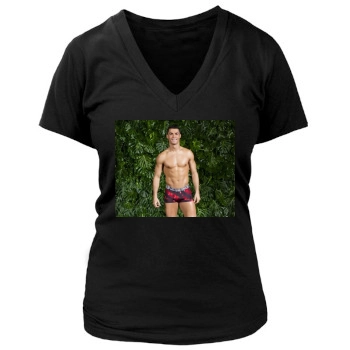 Cristiano Ronaldo Women's Deep V-Neck TShirt