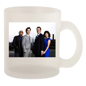 White Collar 10oz Frosted Mug