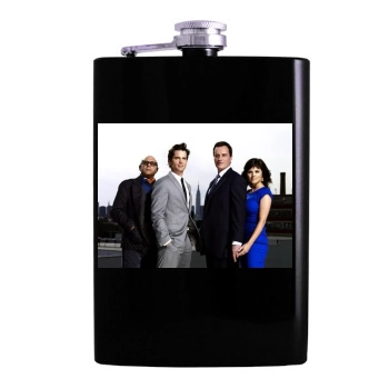 White Collar Hip Flask