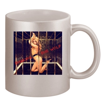 Shakira 11oz Metallic Silver Mug