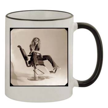 Shakira 11oz Colored Rim & Handle Mug