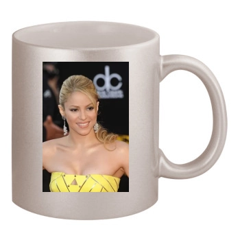 Shakira 11oz Metallic Silver Mug